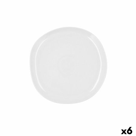 Piatto da pranzo Ariane Earth Bianco Ceramica Ø 27 cm (6 Unità)