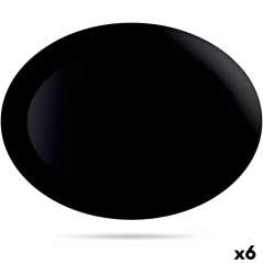 Teglia da Cucina Luminarc Diwali Negro Nero Vetro 35 x 24 cm (6 Unità)