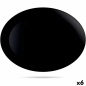 Serving Platter Luminarc Diwali Negro Black Glass 35 x 24 cm (6 Units)