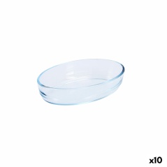 Oven Dish Pyrex Classic Vidrio Transparent Glass Oval 21 x 13 x 5 cm (10 Units)