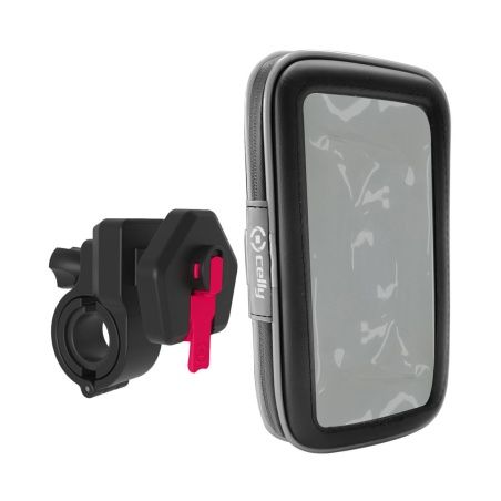 Bike Phone Holder Celly SNAPFLEXBK Black Plastic