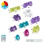 Set di Costruzioni Color Block Trendy 80 Pezzi (4 Unità)