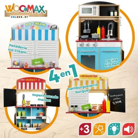 Toy kitchen Play & Learn 60 x 109 x 40 cm
