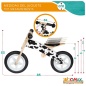 Bicicletta per Bambini Woomax Mucca 12" Senza pedali