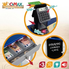 Toy Supermarket Woomax 28 Pieces 48 x 70 x 30 cm