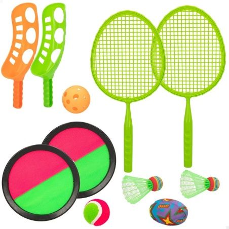 Racquet Set Colorbaby Exterior 4-in-1 20 x 43,5 x 0,5 cm (4 Units)
