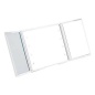 Specchio Tascabile Luce LED Bianco 1,5 x 9,5 x 11,5 cm (12 Unità)