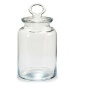 Jar Kitchen 11,5 x 17,5 x 11,5 cm Transparent Silicone Glass 1 L (8 Units)