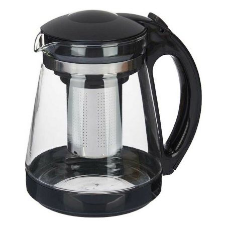 Teapot Transparent Stainless steel Plastic Glass 1,8 L (6 Units)