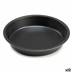 Oven Mould Ø 28 cm Metal Dark grey (12 Units)