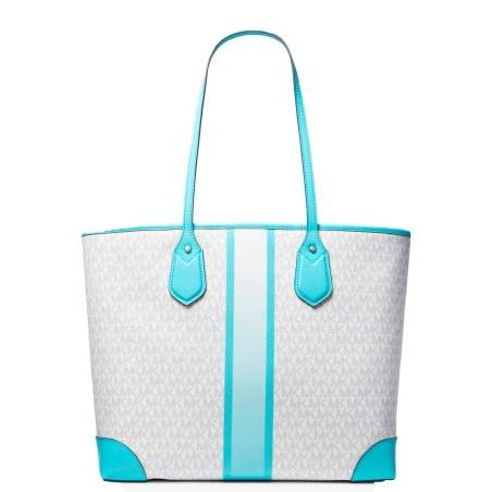 Women's Handbag Michael Kors 30S2SV0T3V-OCEAN-BLUE-MULTI Grey 35 x 30 x 17 cm