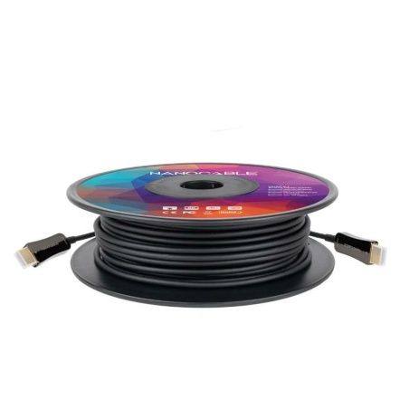 HDMI Cable NANOCABLE 10.15.2150 8k ultra hd 48 gbit/s 50 m Black