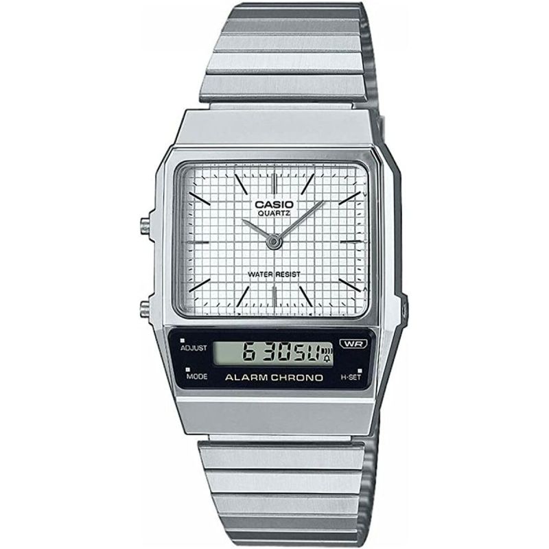 Men's Watch Casio AQ-800E-7AEF Silver (Ø 40 mm)