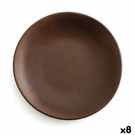 Flat Plate Anaflor Barro Anaflor Brown Baked clay Meat (8 Units)