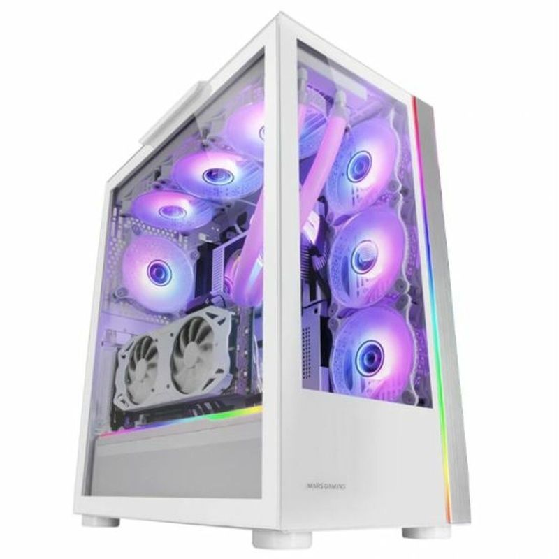 ATX Semi-tower Box Mars Gaming MCULTRA XXL Premium RGB White