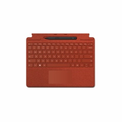 Tastiera Microsoft 8X8-00032 Rosso Spagnolo Qwerty in Spagnolo