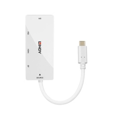 Hub USB LINDY 43279 Bianco (1 Unità)