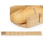 Bamboo Bread Board Brown Bamboo 50 x 4,5 x 11 cm (6 Units)