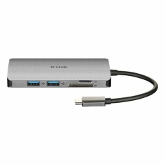 Hub USB C D-Link DUB-M810 Argentato