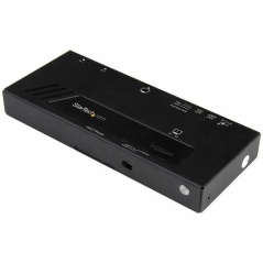 Switch HDMI Startech VS221HD4KA Azzurro Nero
