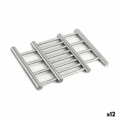 Table Mat Extendable Silver Stainless steel 23 x 2 x 20 cm (12 Units)