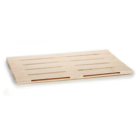 Snack tray Brown Wood 40 x 2 x 60 cm (12 Units)