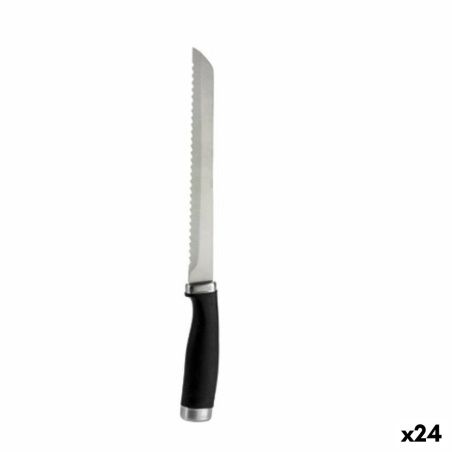 Serrated Knife Stainless steel Plastic 24 Units