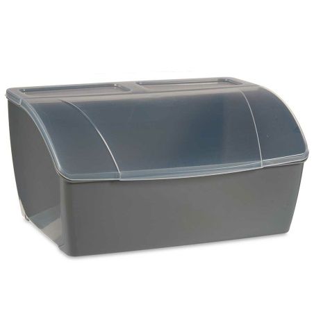 Breadbasket Grey Plastic 29,5 x 20,5 x 41 cm (4 Units)