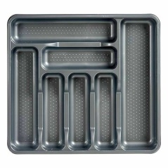 Cutlery Organiser Grey Plastic 39 x 5 x 42,5 cm (15 Units)