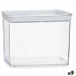 Jar Transparent Silicone polystyrene ABS 2,2 L 10,5 x 16,1 x 21 cm (9Units)
