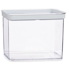 Vaso Trasparente Silicone polistirene ABS 2,2 L 10,5 x 16,1 x 21 cm (9 Unità)