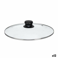 Coperchio per Pentola 26 cm Cristallo Argentato (12 Unità)