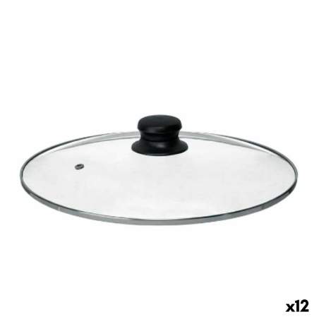 Coperchio per Pentola 28 cm Cristallo Argentato (12 Unità)