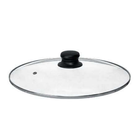 Coperchio per Pentola 28 cm Cristallo Argentato (12 Unità)