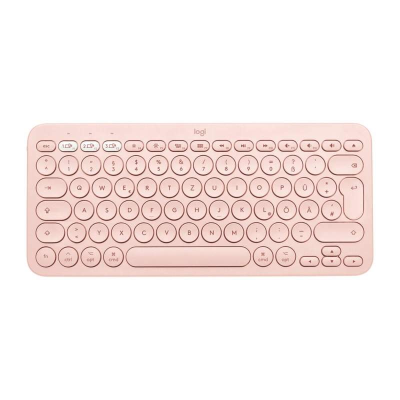 Keyboard Logitech 920-010400 Pink Spanish Qwerty