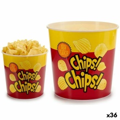 Snack Bowl Fried Potatoes (chips) polypropylene 5 L 21,5 x 20 x 21,5 cm (36 Units)