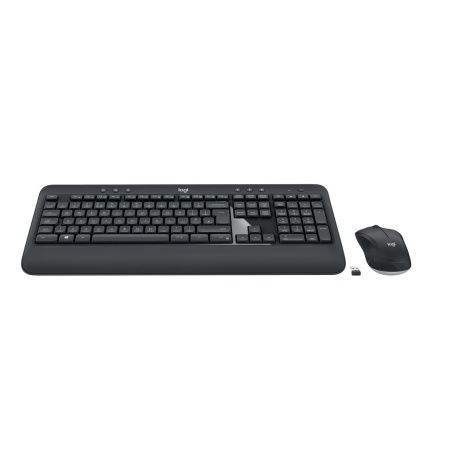 Tastiera e Mouse Wireless Logitech MK540 Qwerty UK Bianco Nero Nero/Bianco