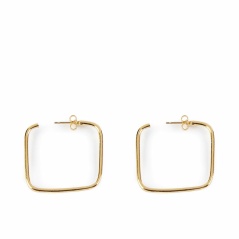 Ladies' Earrings Shabama Moore Brass gold-plated 3 cm