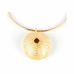 Ladies' Necklace Shabama Trenc Brass Flash gold-plated Elastic