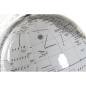 Globe DKD Home Decor White Metal Plastic 27 x 25 x 61 cm
