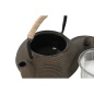 Teapot Home ESPRIT Brown Black Stainless steel Iron 600 ml (2 Units)