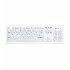 Tastiera Lavabile Disinfettabile Active Key FTRTUS0300 USB Bianco