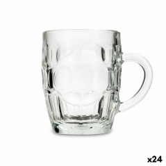 Beer Mug Luminarc Britania Transparent Glass 560 ml (24 Units)