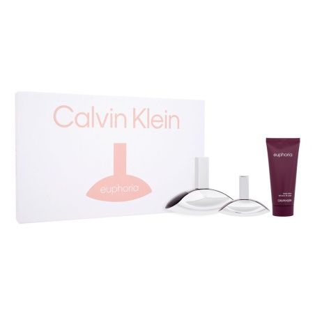 Women's Perfume Set Calvin Klein Euphoria EDP 3 Pieces