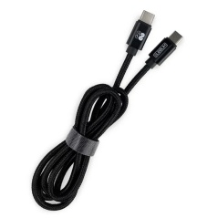 Wall Charger + USB A to USB C Cable Subblim CARGADOR ULTRA RAPIDO 2xUSB DE PARED PD18W+2.4A + Cable C to C Negro