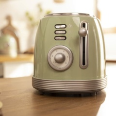 Toaster Cecotec Vintage 800 Light Green 850 W