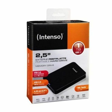 1 TB External Hard Drive and 2.5" case INTENSO Memory Drive, 1TB USB 3.0 1 TB HDD 1 TB SSD