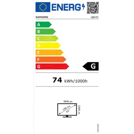 Smart TV Samsung LH43QBCEBGCXEN 4K Ultra HD 65" 43" LED