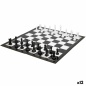 Chess and Checkers Board Colorbaby Plastic (12 Units)