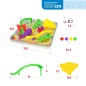 Gioco da Tavolo Colorbaby Scale 3D (6 Unità)